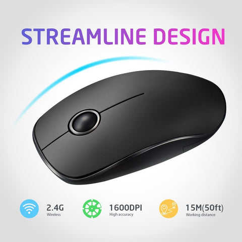 VicTsing 2.4G Slim Wireless Mouse