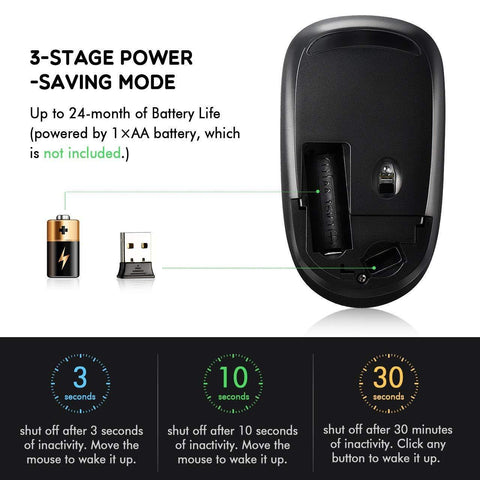 VicTsing 2.4G Slim Wireless Mouse