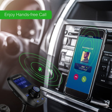 VicTsing Wireless In-Car Bluetooth FM Transmitter
