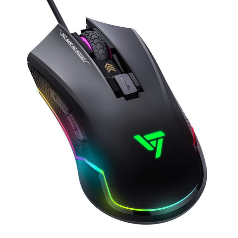 VicTsing Pro RGB Gaming Mouse Wired, Programmable Buttons