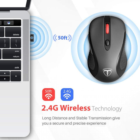 VicTsing Wireless Mouse, 2.4G USB Optical