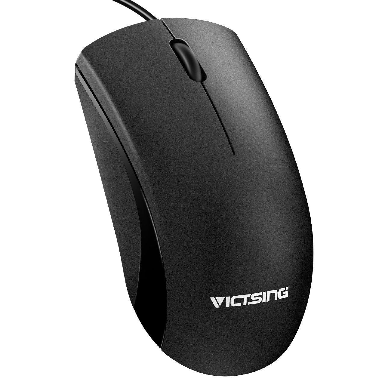 VicTsing Wired Mouse 2 Pack, USB Mouse Optical Computer Mouse for Computer Laptop, PC, Desktop, Compatible with Windows 7/8/10/XP, Vista and Mac OS