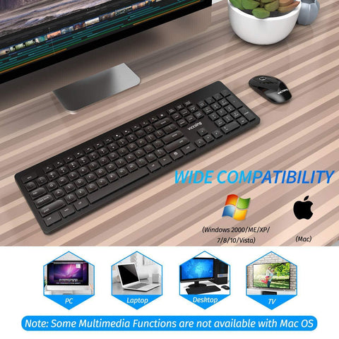 VicTsing Wireless Keyboard and Mouse Combo