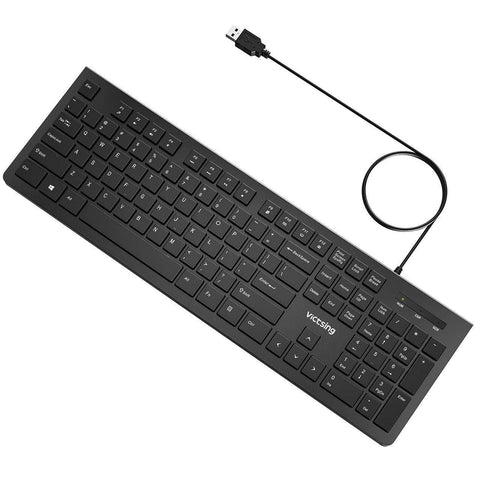 VicTsing Wired Keyboard Ultra-Thin