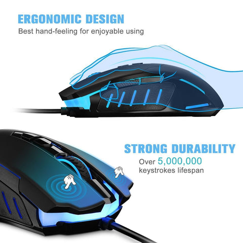 VicTsing Gaming Mouse Wired