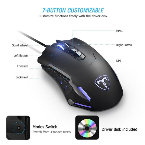 VicTsing Gaming Mouse Wired