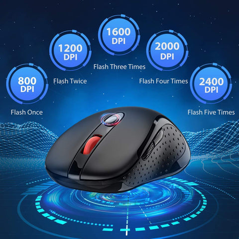 VicTsing Wireless Mouse, 2.4G USB Optical