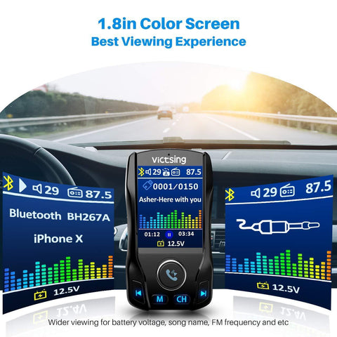 VicTsing Bluetooth FM Transmitter