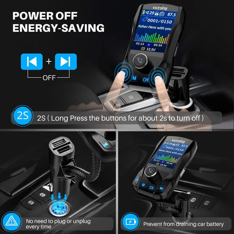 VicTsing Bluetooth FM Transmitter