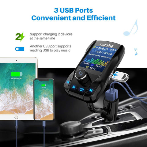VicTsing Bluetooth FM Transmitter