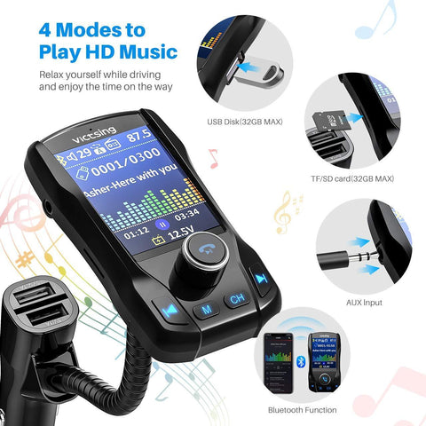 VicTsing Bluetooth FM Transmitter