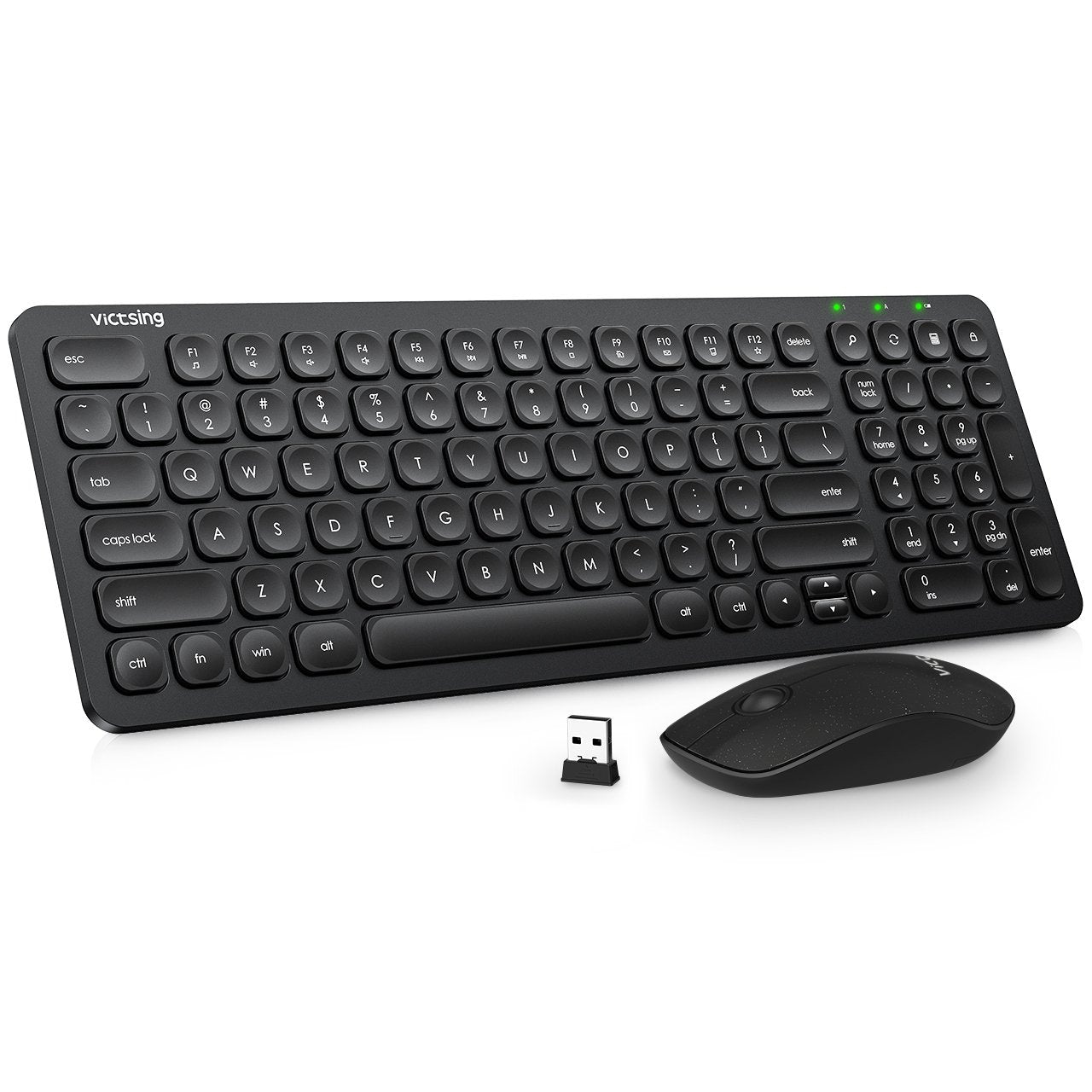 VicTsing Wireless Mouse and Keyboard Combo Compact