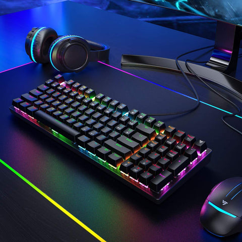 VicTsing RGB Mechanical Gaming Keyboard, Compact 96-Key